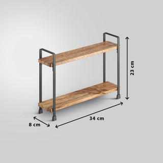 Load image into Gallery viewer, Metaltex york lava kruidenrek 2 etages 8x34x23 cm
