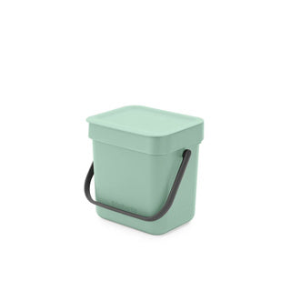 Brabantia sort go aanrecht afvalbakje - 3 liter - jade green