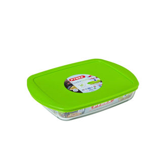 Pyrex cook store 1,7l 28x20cm schaal met deksel deksel