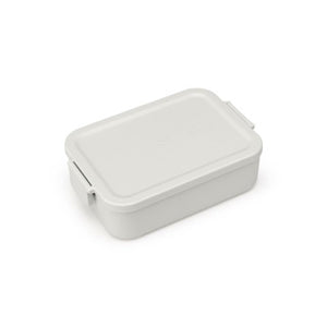 Brabantia lunchbox make take medium lichtgrijs | 2 stuks