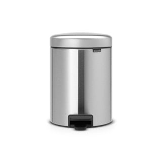 Brabantia newicon prullenbak - 5 liter - badkamer - matt steel