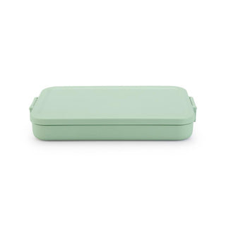 Brabantia lunchbox make take plat jade groen | 2 stuks
