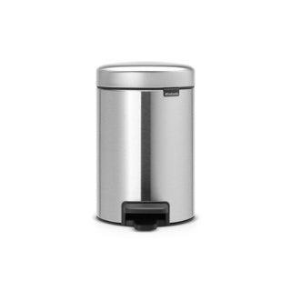 Brabantia newicon pedaalemmer, 3l - matt steel