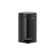 Brabantia newicon prullenbak - 3 liter - badkamer - matt black