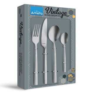 Load image into Gallery viewer, Amefa bestekset vintage stonewash 16 delig
