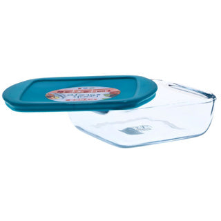 Load image into Gallery viewer, Pyrex cook en store 1l vierkant 20 x 17 cm met deksel | 2 stuks

