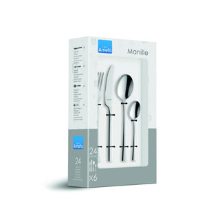 Load image into Gallery viewer, Amefa bestekset 24 delig manille
