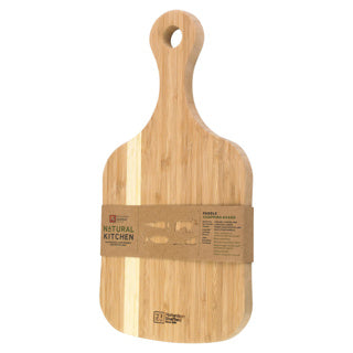 Abi bamboo snijplank paddle 38x19x2 cm
