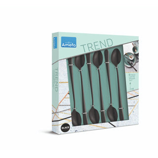 Load image into Gallery viewer, Amefa latte lepels black 6 stuks
