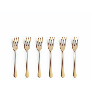 Load image into Gallery viewer, Amefa austin gebaksvorkjes goud 6 stuks
