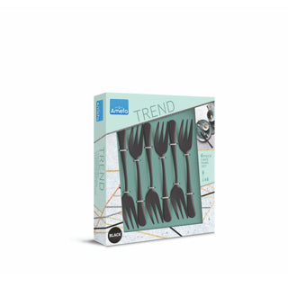 Amefa austin vintage taartvorkjes - 6 stuks - zwart