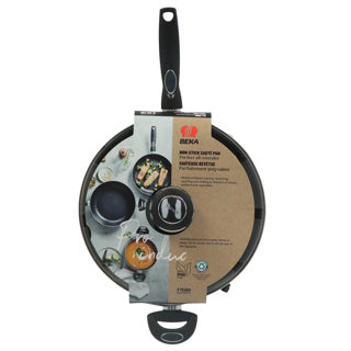 Beka pro induc hapjespan met glazen deksel 28 cm