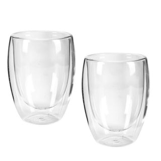 Overige merken cappucino mok dubbelwandig 2 stuks 300ml | 6 stuks
