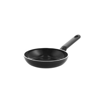Bk easy induction koekenpan 20cm - pfas-vrije antikleeflaag - koekenpan inductie - keramische pan - ovenbestendig tot 160°c - koudgrepen - zwart