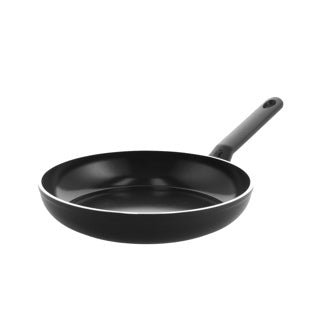 Bk easy induction koekenpan 28cm - pfas-vrije antikleeflaag - koekenpan inductie - keramische pan - ovenbestendig tot 160°c - koudgrepen - zwart