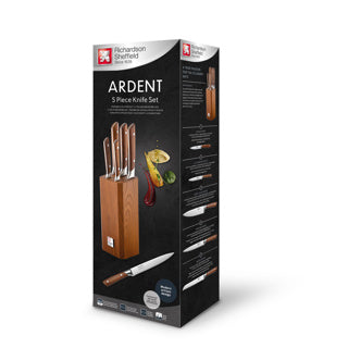 Amefa richardson sheffield - ardent - messenblok - 5-delig