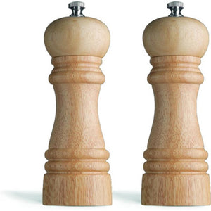 Peper zout molen 2 delig hout