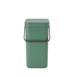 Brabantia afvalemmer sort go 12l fir groen