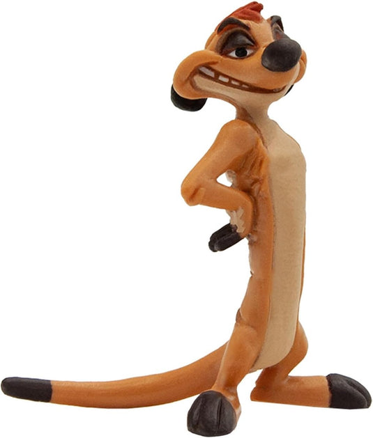 Bullyland 12534 – speelfiguur en verzamelfiguur timon uit walt disney the lion king – levensecht en detailrijk vormgegeven, ca. 6,3 cm – ideaal als taartfiguur en klein cadeautje voor kinderen vanaf 3 jaar.