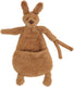 Happy horse kangoeroe kick knuffeldoek 22 cm - bruin - baby cadeau