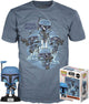 Funko star wars verzamelfiguur tshirt set pop! tee box the mandalorian blauw