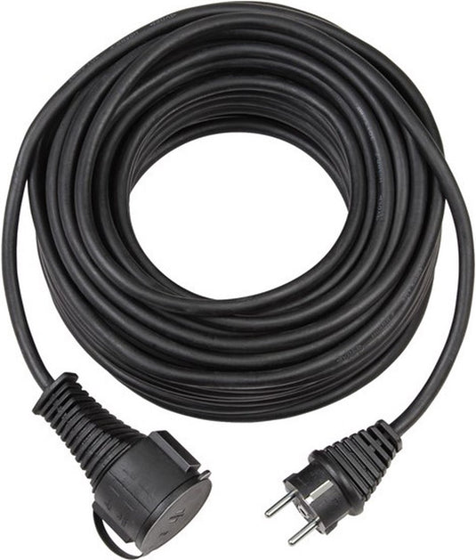 Brennenstuhl verlengsnoer voor bouwplaatsen ip44 10m zwart h07rn-f 3g2,5