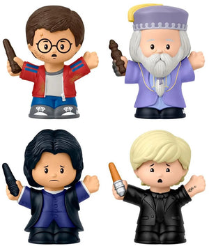 Mattel harry potter and the half-blood prince fisher-price little people collector mini figuur 4-pack 7 cm mini-figuur