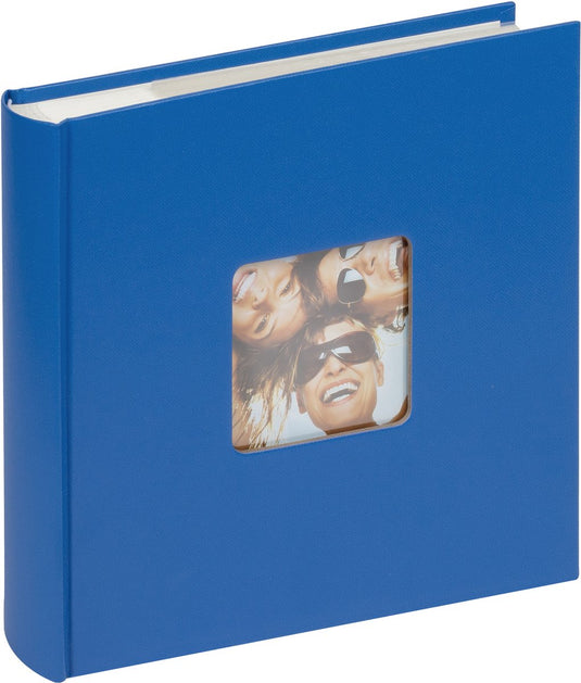 Walther me-110-z fun - memo insteekalbum - 200 foto's 10 x 15 cm - koningsblauw