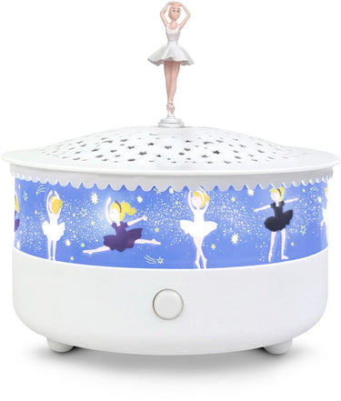 Trousselier sterrenprojector ballerina met muziek en huilsensor – betoverende sterrenhemel voor je kleintje, automatische uitschakeling en usb‑kabel inbegrepen