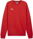 Puma teamgoal casuals crew neck sweat heren sporttrui - red- white