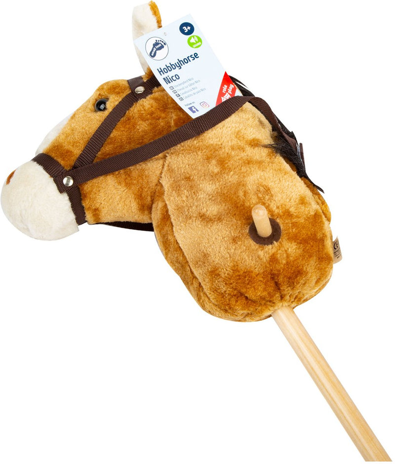 Load image into Gallery viewer, Small foot - houten stokpaard nico, 88cm
