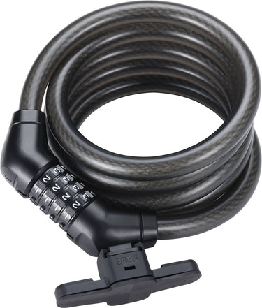 Bbb cycling codeguard cable - fietsslot met instelbare code - lengte: 180cm - dikte: 15mm - kabelslot voor stadsfiets, racefiets mountainbike - bbl-102b