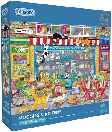 Gibsons - moggies kittens (door kate mawdsley) - 1000 stukjes 68×49cm (b×h) - legpuzzel voor volwassenen