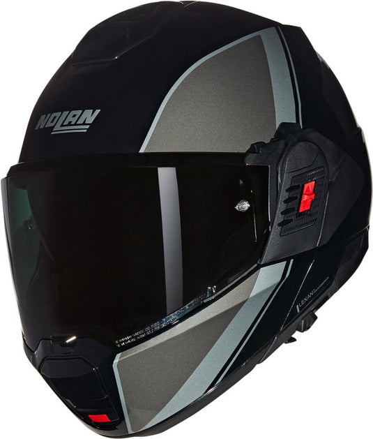 Nolan n120-1 verniciatura speciale modulaire helm zwart m