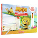 Studio 100 maya de bij kartonboek - schrijf en wis