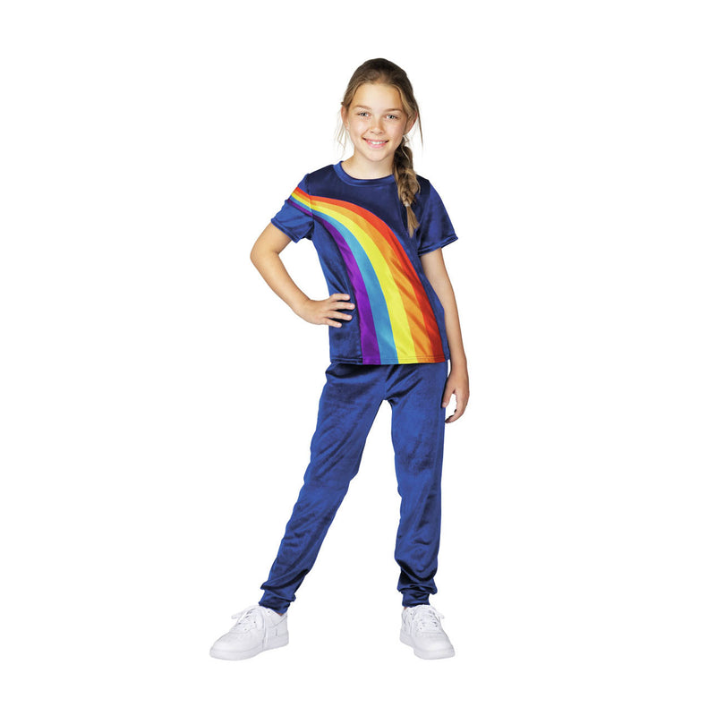 Load image into Gallery viewer, Studio 100 Verkleedpak Regenboog polyester blauw mt 134
