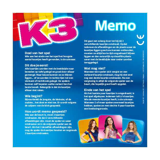 Load image into Gallery viewer, K3 memo - met 72 memokaarten
