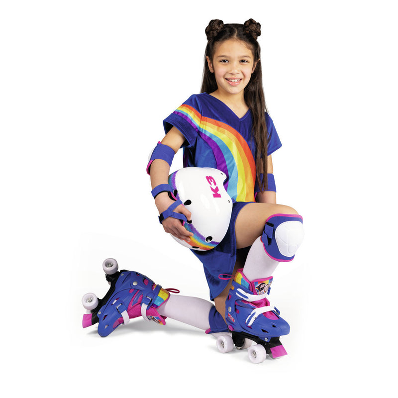 Load image into Gallery viewer, Studio 100 k3 rolschaatsen regenboog, maat 30-33
