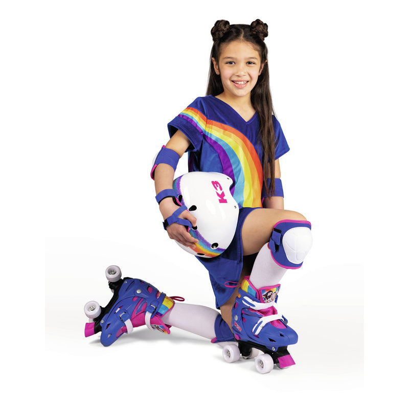 Load image into Gallery viewer, K3 rolschaatsen regenboog, maat 34-37

