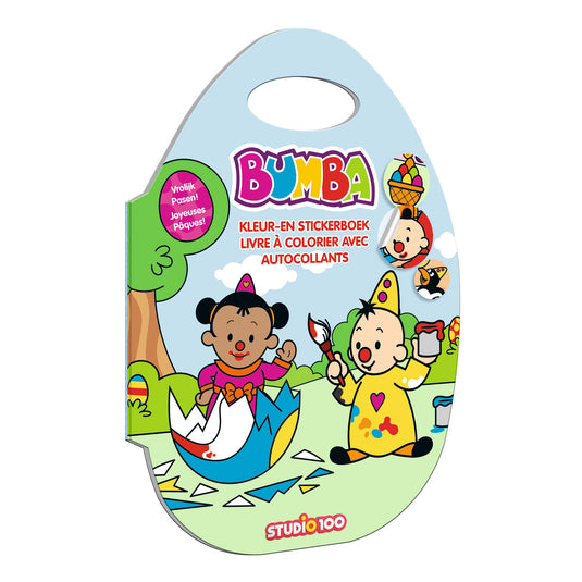 Studio 100 bumba kleur- en stickerboek pasen