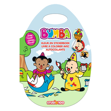 Studio 100 bumba kleur- en stickerboek pasen