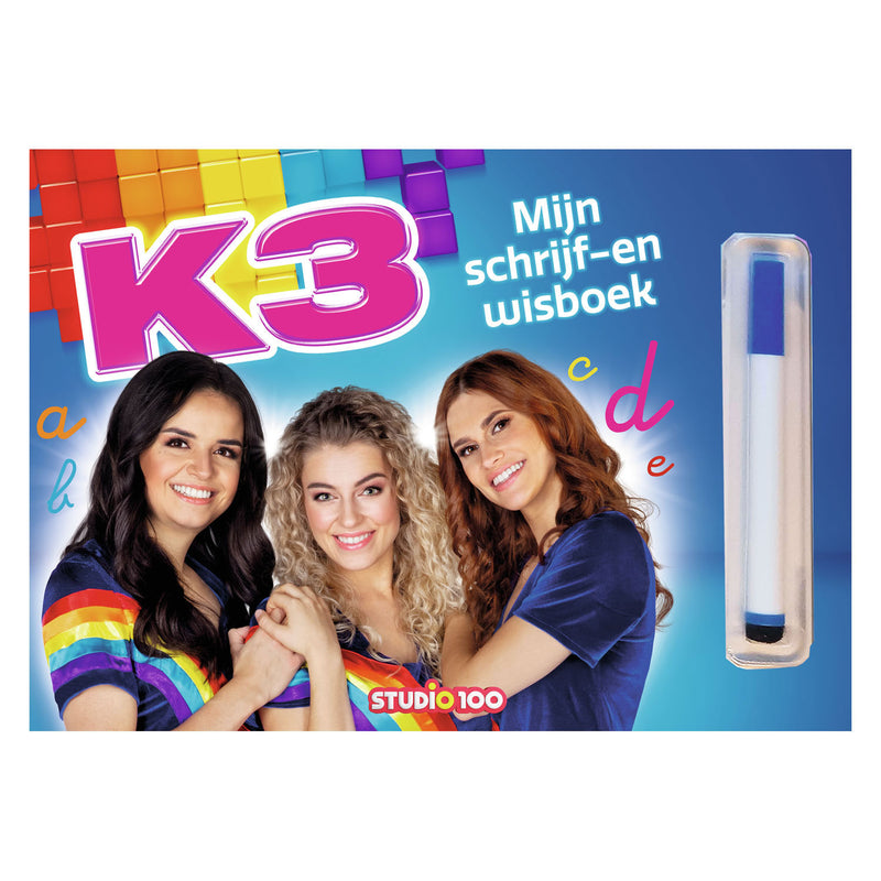 Load image into Gallery viewer, Studio 100 k3 schrijf- en wisboek
