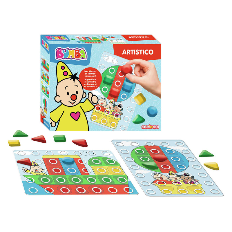 Load image into Gallery viewer, Bumba educatief spel - artistico - leer kleuren en vormen herkennen

