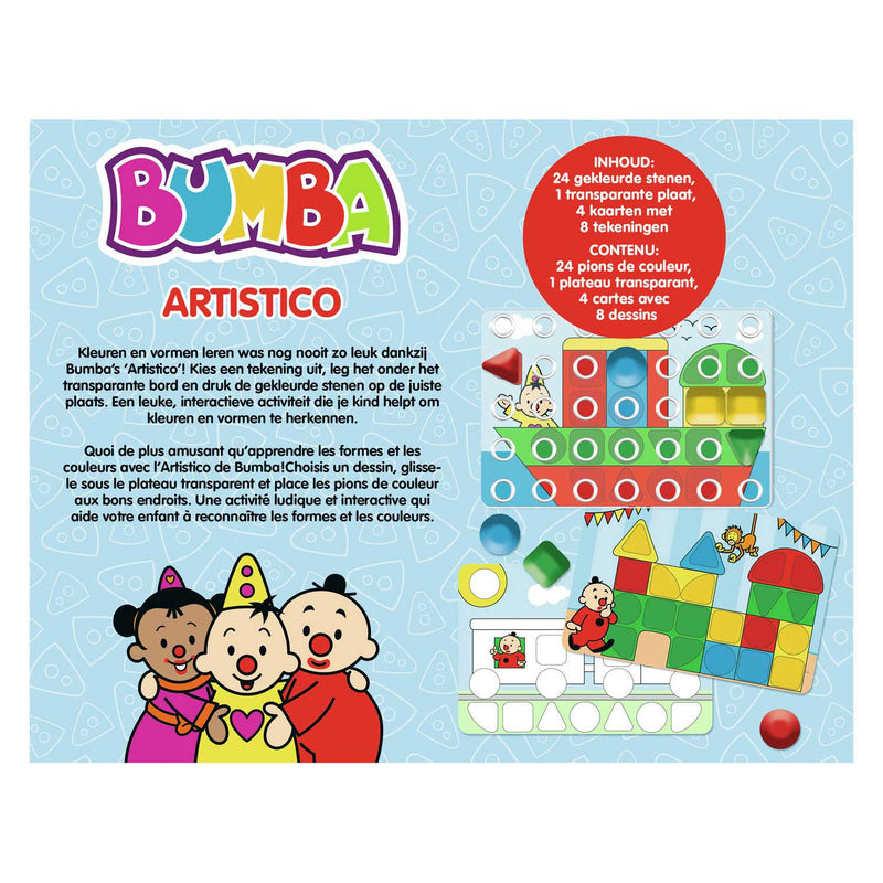 Load image into Gallery viewer, Bumba educatief spel - artistico - leer kleuren en vormen herkennen
