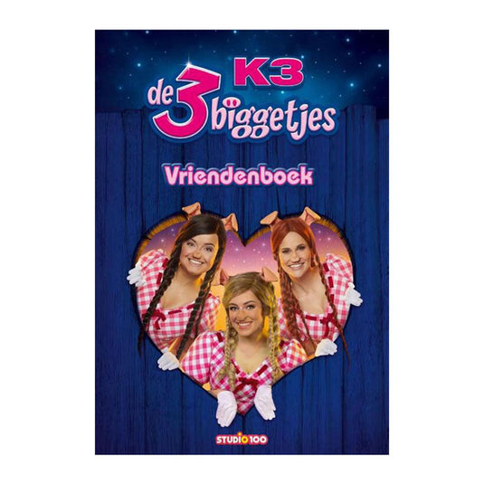 Studio 100 k3 vriendenboek - de 3 biggetjes