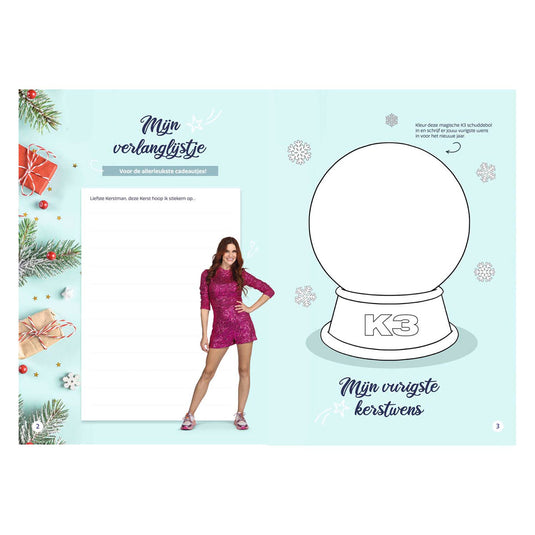 Studio 100 k3 kerstspecial doeboek