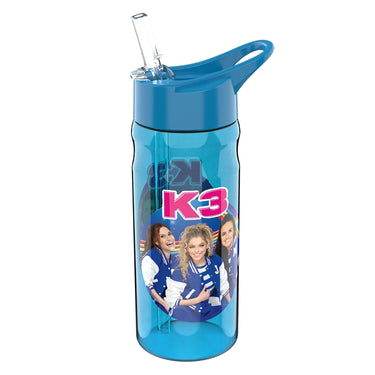 Studio 100 k3 drinkfles blauw, 500ml