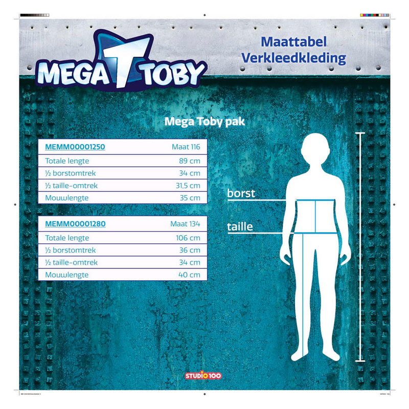 Load image into Gallery viewer, Mega mindy verkleedkleding - verkleedpak mega toby 3 5 jaar - maat 116
