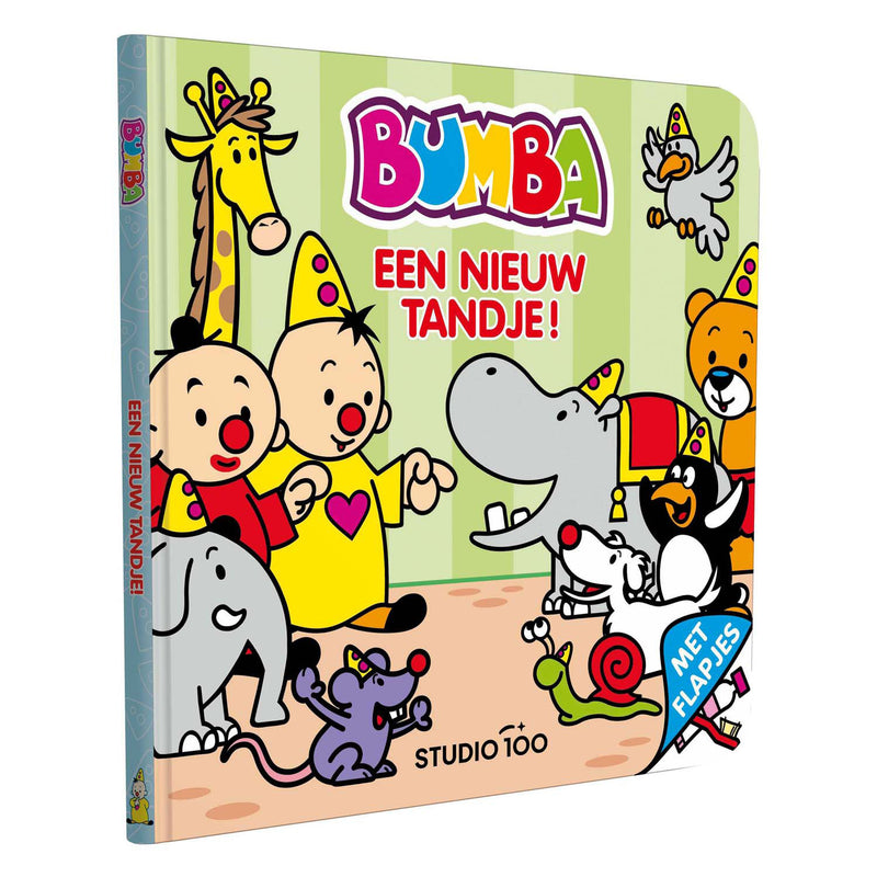 Load image into Gallery viewer, Studio 100 bumba kartonboek met flapjes - nieuw tandje
