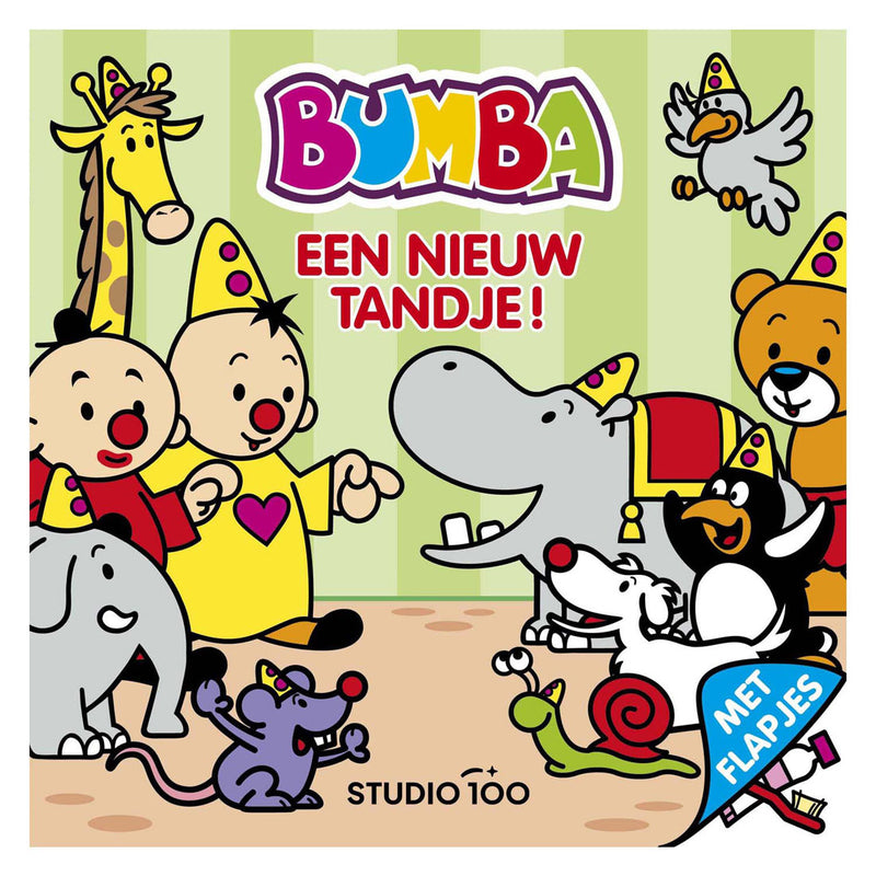 Load image into Gallery viewer, Studio 100 bumba kartonboek met flapjes - nieuw tandje
